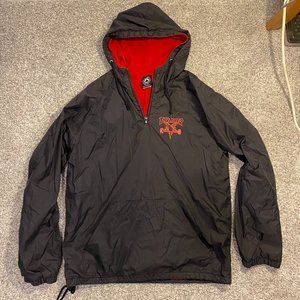 Men's Thrasher 1/4 Zip Windbreaker Size Large